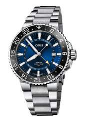 ORIS 01 798 7754 4135-07 8 24 05PEB Aquis GMT Date miesten automaattikello