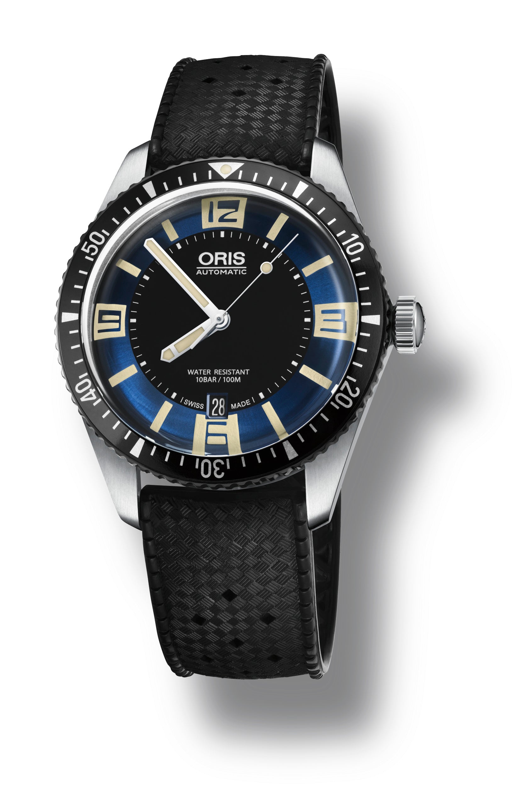ORIS 01 733 7707 4035-07 4 20 18 Divers sixty-five miesten automaattikello