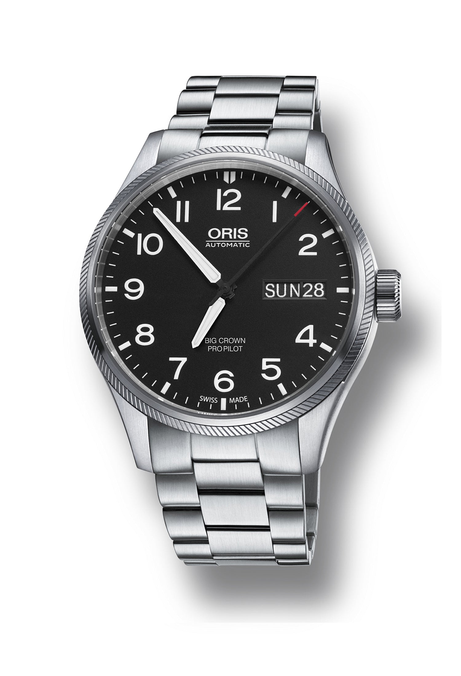 ORIS 01 752 7698 4164-07 8 22 19 Big Crown Propilot Big Day Date miesten automaattikello