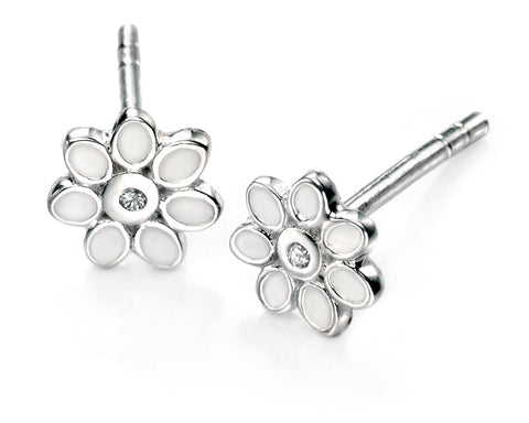 D FOR DIAMOND E4122 emaloidut kukkakorvakorut