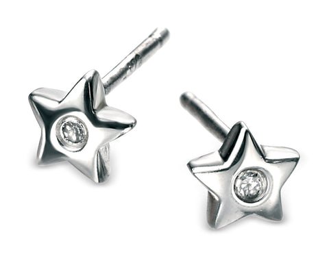 D FOR DIAMOND E573 tähti -hopeakorvakorut