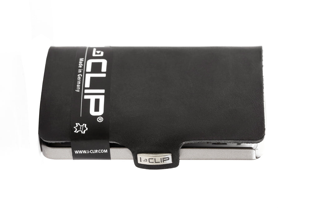 iClip 14498 soft touch black korttikotelo