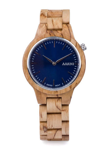 AARNI 6430066270040 Vega – Visakoivu puinen rannekello
