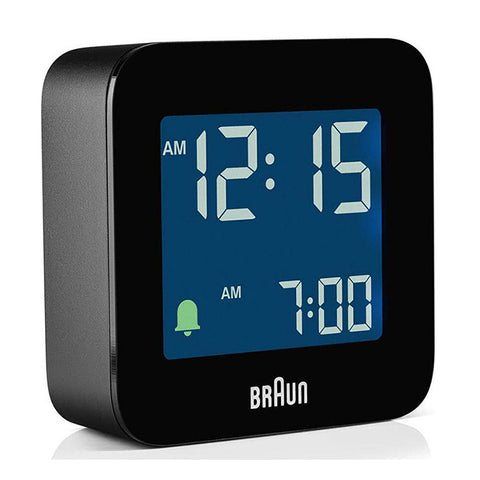 Braun BC08B musta digitaalinen herätyskello