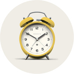 NEWGATE CBM134CHY Charlie Bell echo alarm matte cheeky yellow herätyskello