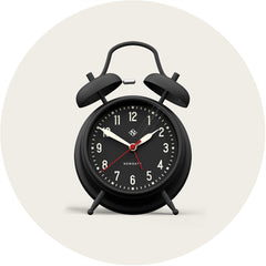 NEWGATE CGAM17MK Manchester alarm matte black herätyskello