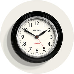 NEWGATE COOK343K Cookhouse clock black seinäkello
