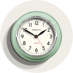 NEWGATE COOK343KG Cookhouse clock kettle green seinäkello