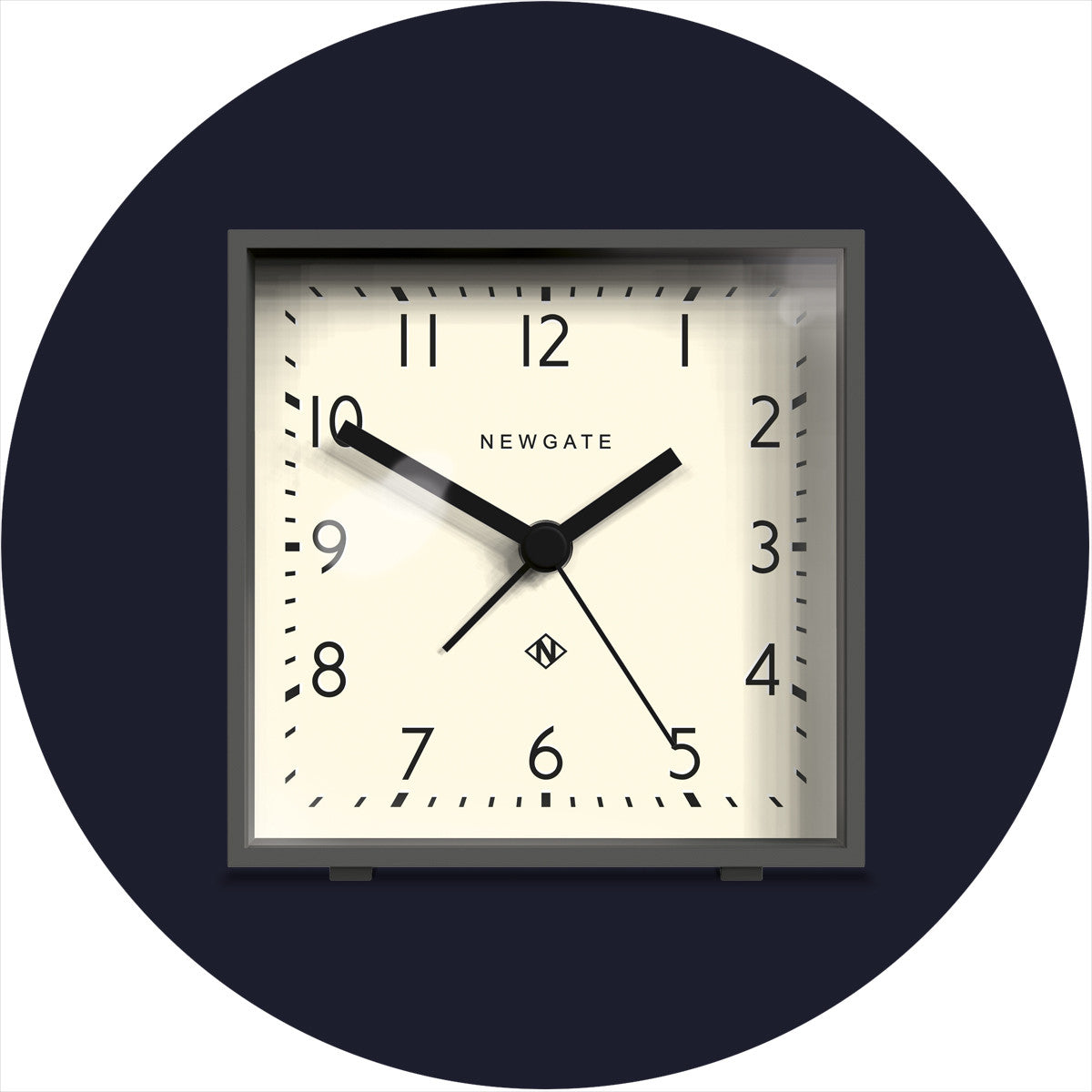 NEWGATE CUBI410GGY Cubic alarm gravity grey herätyskello