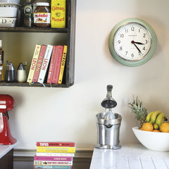 NEWGATE COOK343KG Cookhouse clock kettle green seinäkello