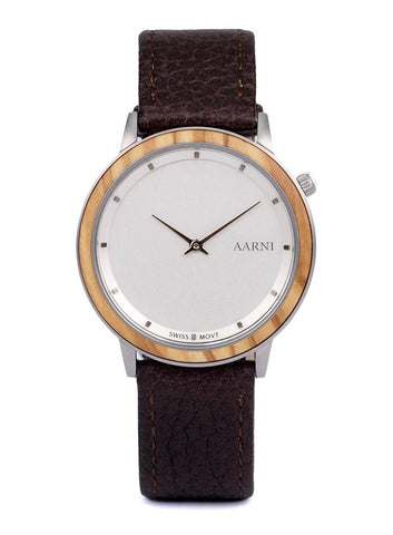 AARNI 6430066270088 Loihi – Oliivipuu rannekello