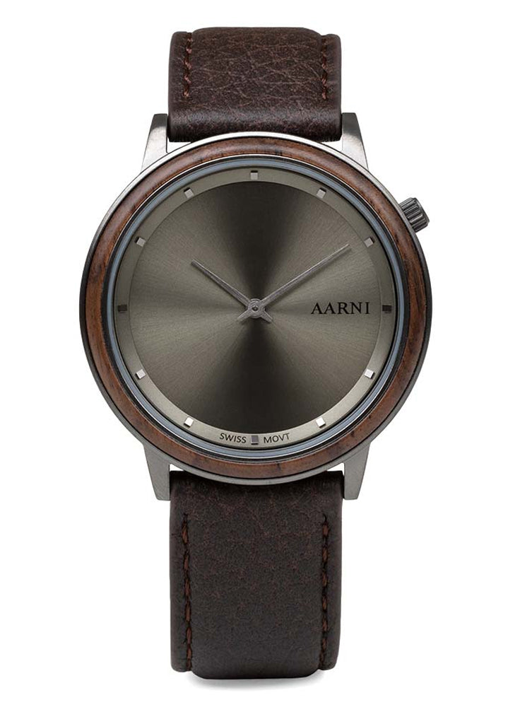 AARNI 6430066270996 Loihi –  Pähkinäpuinen rannekello