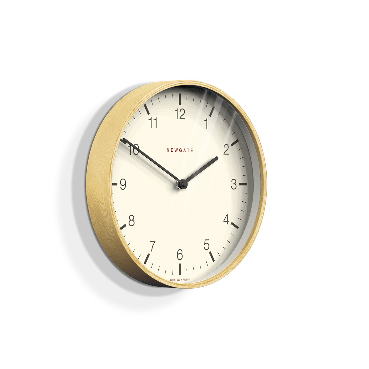 NEWGATE MRC159PLY28 Mr Clarke clock pale wood seinäkello