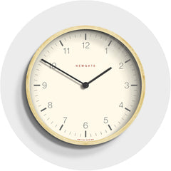 NEWGATE MRC159PLY28 Mr Clarke clock pale wood seinäkello