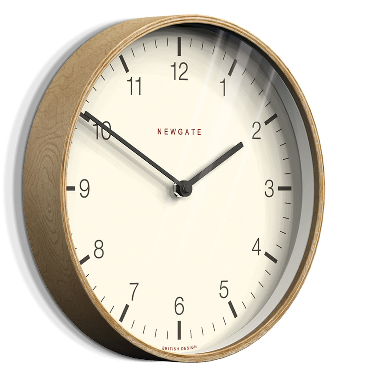 NEWGATE MRC159PLY53 Mr. Clarke XL clock pale wood seinäkello