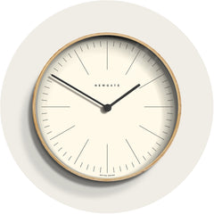 NEWGATE MRC160PLY40 Mr Clarke clock pale wood seinäkello