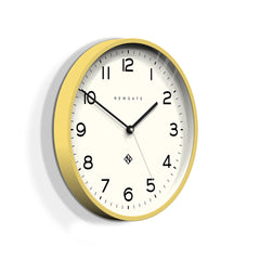 NEWGATE NUMTHR129CHY Number three echo clock yellow seinäkello