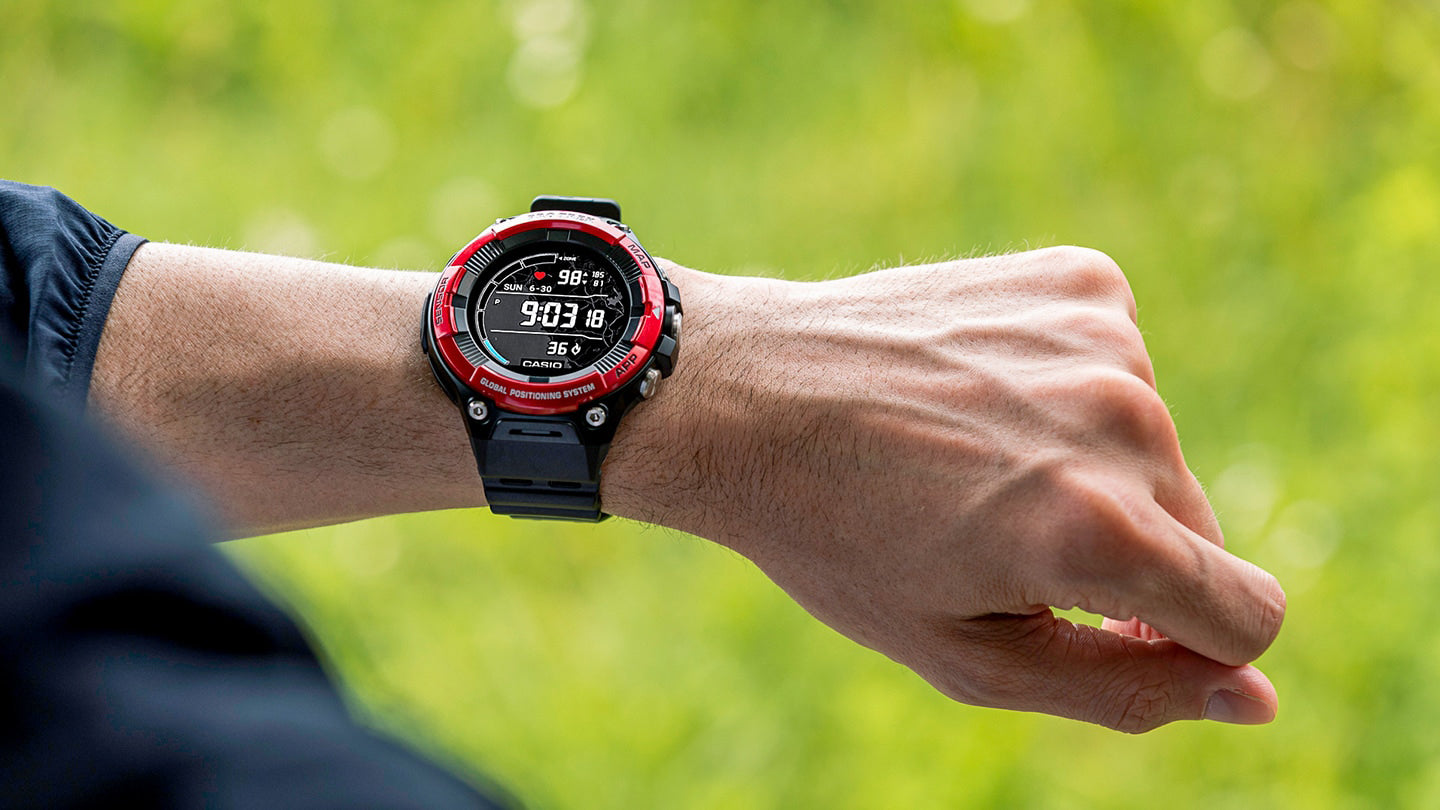 CASIO WSD-F21HR-RDBGE Pro Trek Smart älykello