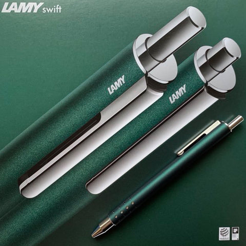 LAMY 335 swift racing green rollerball -kynä