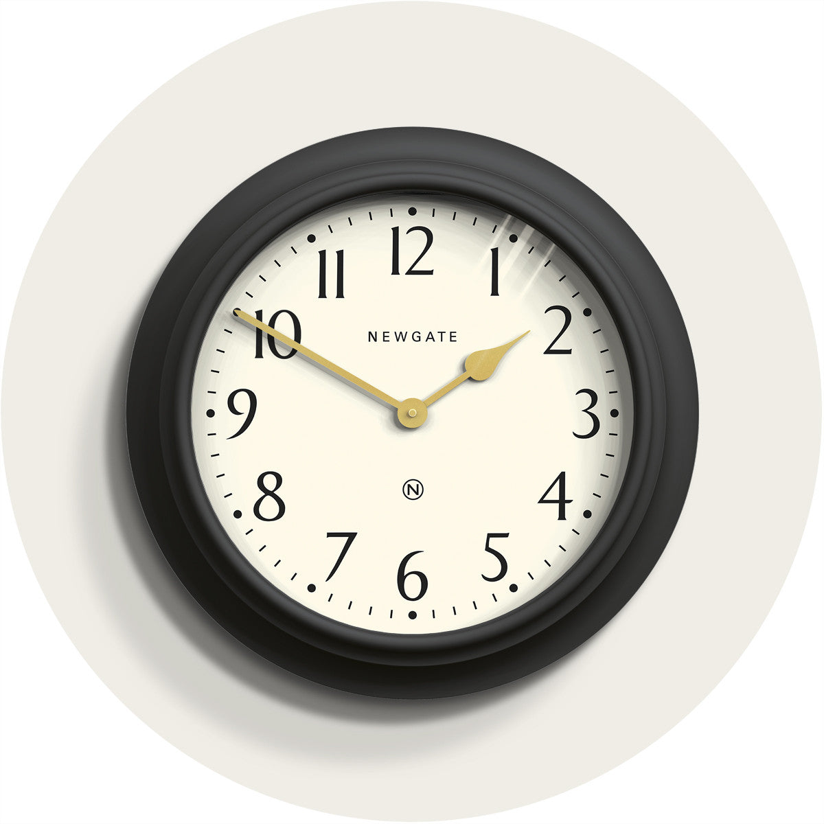 NEWGATE WEST117GGY Westhampton clock gravity grey seinäkello