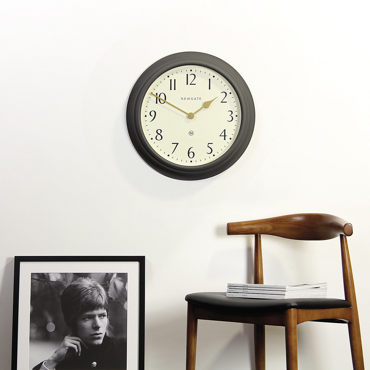 NEWGATE WEST117GGY Westhampton clock gravity grey seinäkello