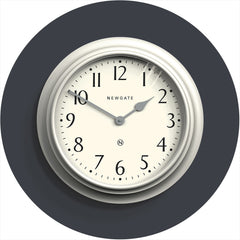 NEWGATE WEST117LIGY Westhampton clock linen grey seinäkello