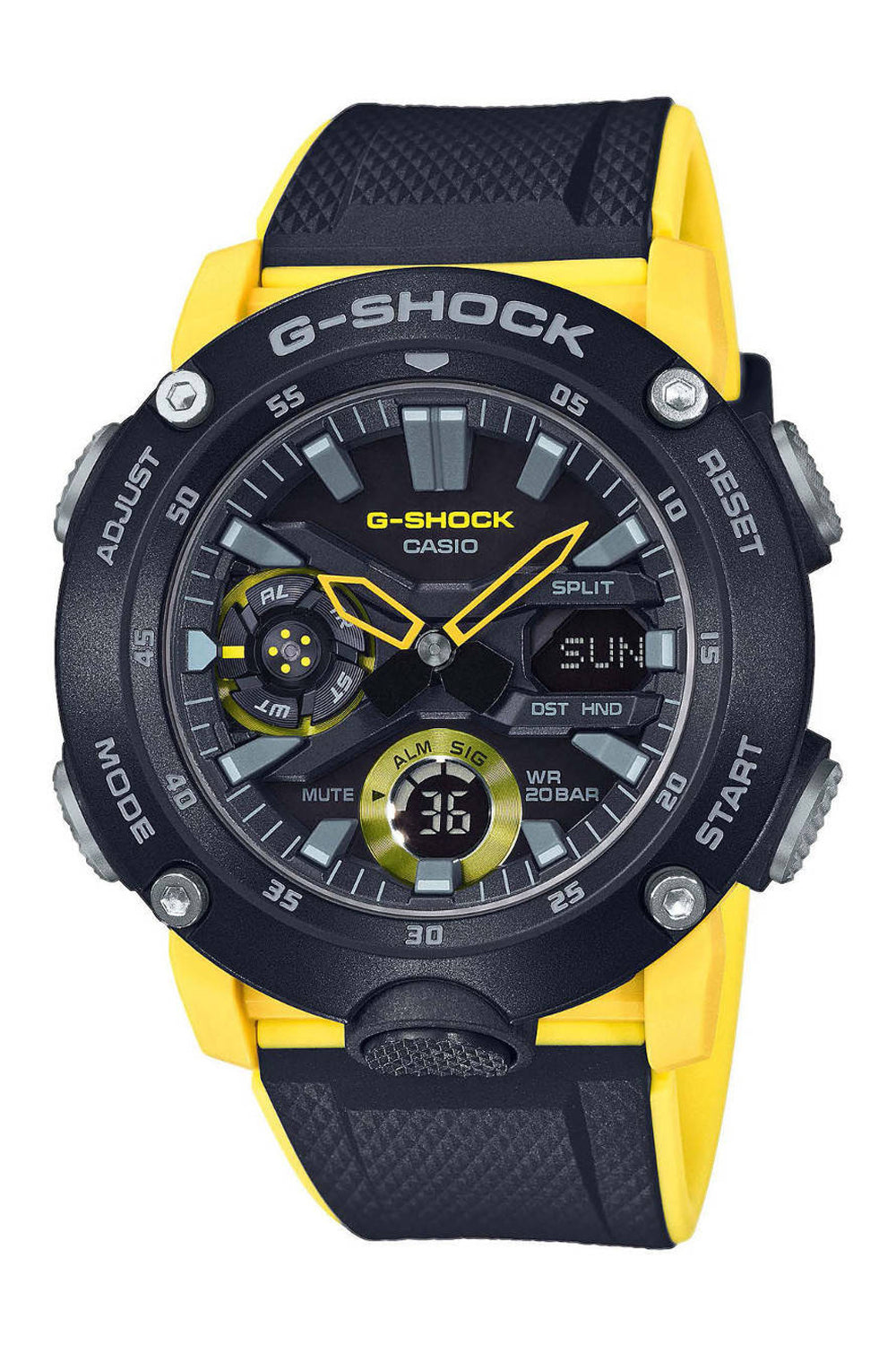 CASIO GA-2000-1A9ER G-Shock ana-digikello