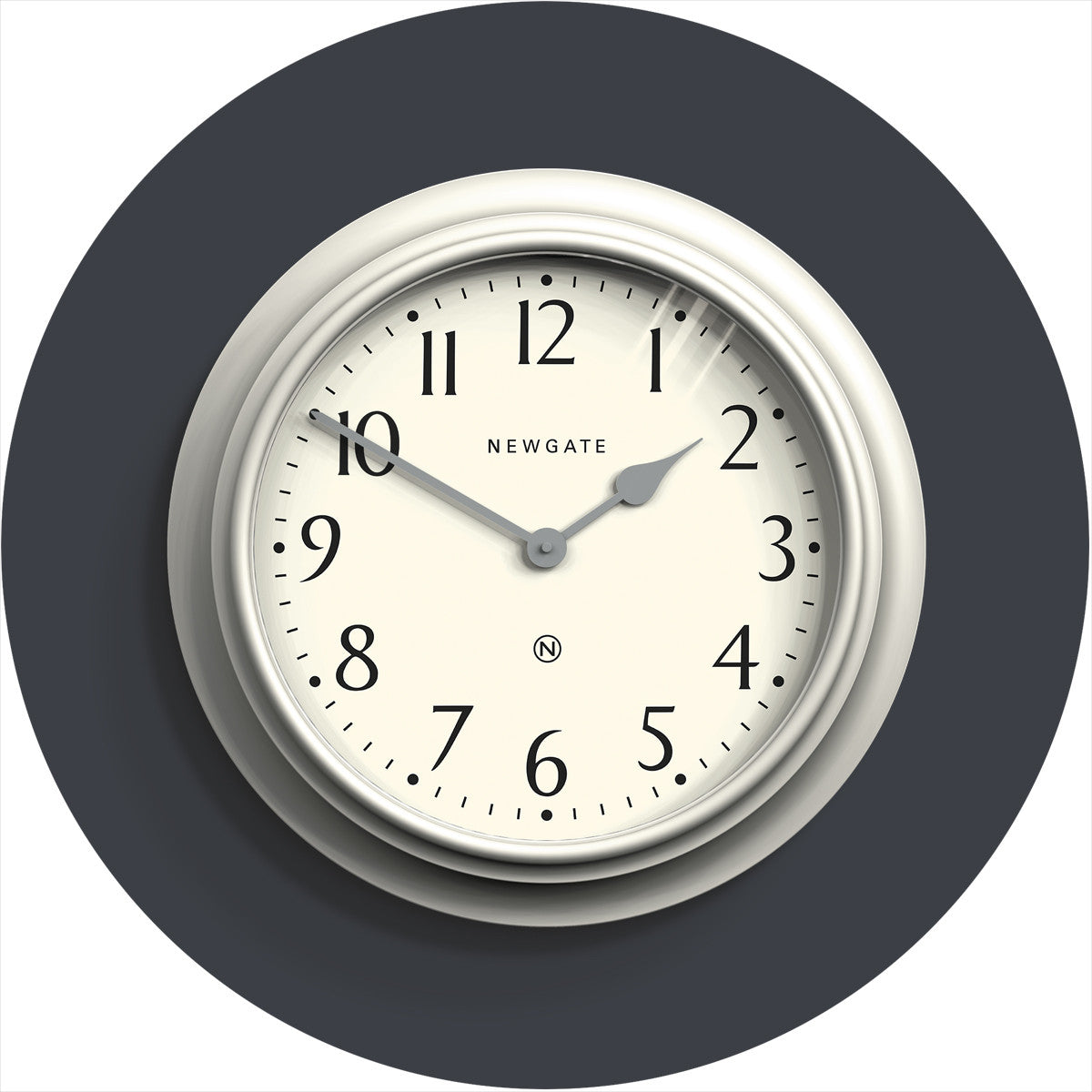 NEWGATE WEST117LIGY Westhampton clock linen grey seinäkello
